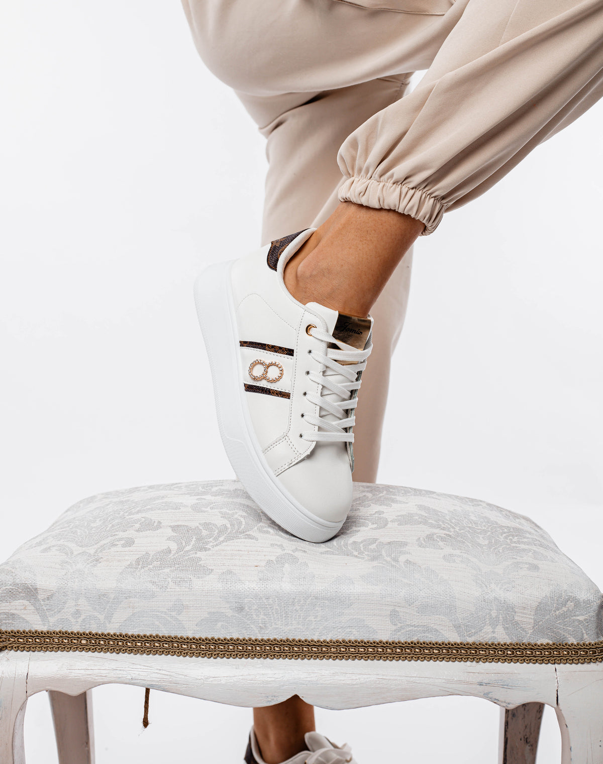 Fashion snekers με sparkling διακοσμητικό - SN2415